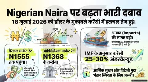 ऑफिशियल और ब्लैक मार्केट रेट में भारी अंतर! जानिए क्यों अचानक दबाव में आई नाइजीरिया की करेंसी 'नायरा'?
