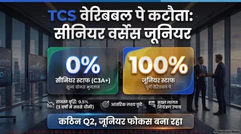 3 साल के निचले स्तर पर रेवेन्यू ग्रोथ; जानिए TCS के इस सख्त फैसले का असर: IT Sector Cost-Cutting Alert