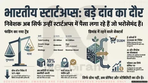 एक हफ़्ते में 18 भारतीय स्टार्टअप्स ने जुटाए 232 मिलियन डॉलर, अब कम राउंड्स में बड़े दांव लगा रहे निवेशक