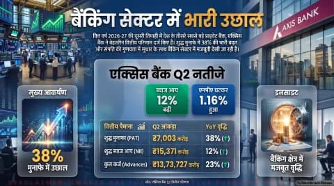 एक्सिस बैंक का मुनाफा 38% चढ़ा, NII 15,371 करोड़; जानिए PNB का आउटलुक: Banking Sector Q2 Tracker (19 October 2026)