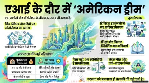 एआई के दौर में दबाव में ‘अमेरिकन ड्रीम’, बदलती अर्थव्यवस्था ने सफलता की परिभाषा भी बदली
