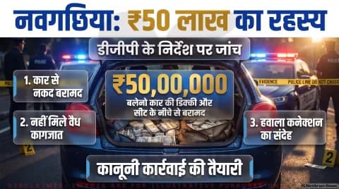 कार से मिले 50 लाख पर FIR न होने की होगी जांच; DGP ने दिए विस्तृत आदेश : Naugachia Cash Seizure Alert