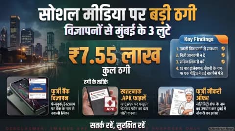 Facebook और Instagram विज्ञापनों से मुंबई में ₹7.55 लाख की ठगी; जानिए बचने के उपाय : Cyber Crime Alert 2026