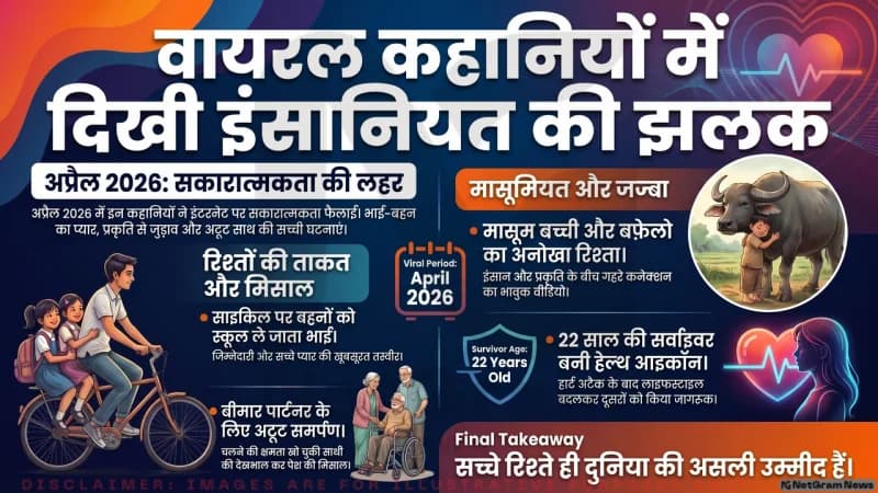 वायरल कहानियों ने छुआ दिल: एक साइकिल पर बहनें, बच्ची और बफ़ेलो, और सच्चे रिश्तों की मिसाल
