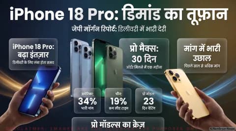डिलीवरी लीड टाइम बढ़कर 30 दिन तक पहुंचा; जानिए प्रमुख देशों में स्टॉक की स्थिति : Apple iPhone 18 Pro Delivery Alert 2026