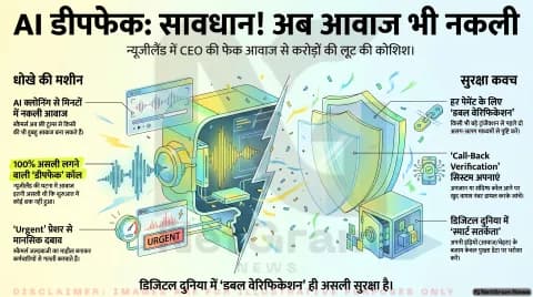 AI डीपफेक और वॉयस फ्रॉड का खतरनाक सच: न्यूजीलैंड की घटना ने दुनिया को दी बड़ी चेतावनी
