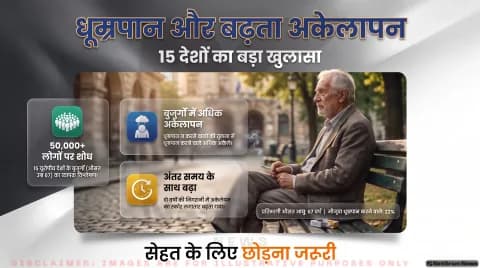 Senior Citizen Mental Health Alert: धूम्रपान करने वाले बुजुर्गों में बढ़ा अकेलेपन का स्तर तुरंत पढ़ें रिसर्च रिपोर्ट