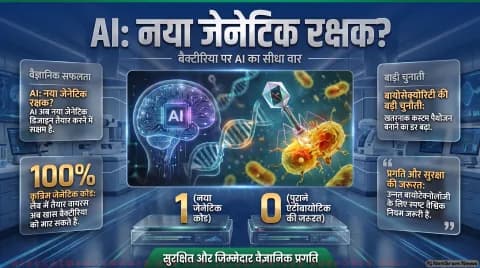 AI Genetic Code Alert: लैब में बने बैक्टीरिया रोधी वायरस; तुरंत पढ़ें बायोसेक्योरिटी और इलाज की नई रिपोर्ट