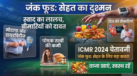 Junk Food Risk Updates: संसद में सरकार का बयान, न्यूट्रिशन लेबलिंग की अनिवार्यता और मोटापे से बचाव के उपाय