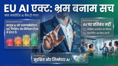 EU AI Act Fact Check: जनरेटिव AI बैन का दावा गलत; तुरंत पढ़ें रिस्क कैटेगरी और नए नियमों की रिपोर्ट