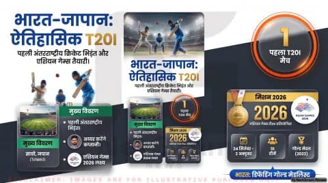 पहली अंतरराष्ट्रीय भिड़ंत आज; सानो इंटरनेशनल क्रिकेट ग्राउंड में खेला जाएगा मुकाबला : India vs Japan T20I Match Alert 2026
