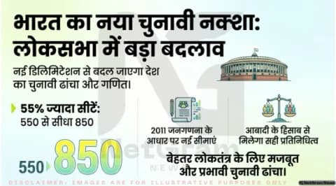नई डिलिमिटेशन: भारत के चुनावी सिस्टम में बड़ा बदलाव संभव