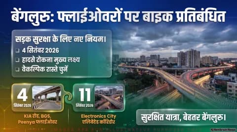 एयरपोर्ट और इलेक्ट्रॉनिक सिटी एलिवेटेड कॉरिडोर पर टू-व्हीलर बैन; तुरंत चेक करें नई गाइडलाइन : Bengaluru Traffic Alert